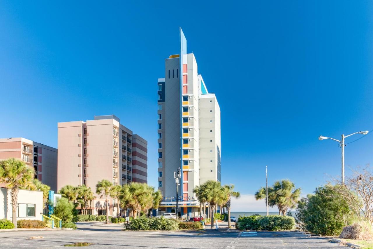 Beachfront Condo In Atlantica Resort With Pool Миртл-Бич Экстерьер фото