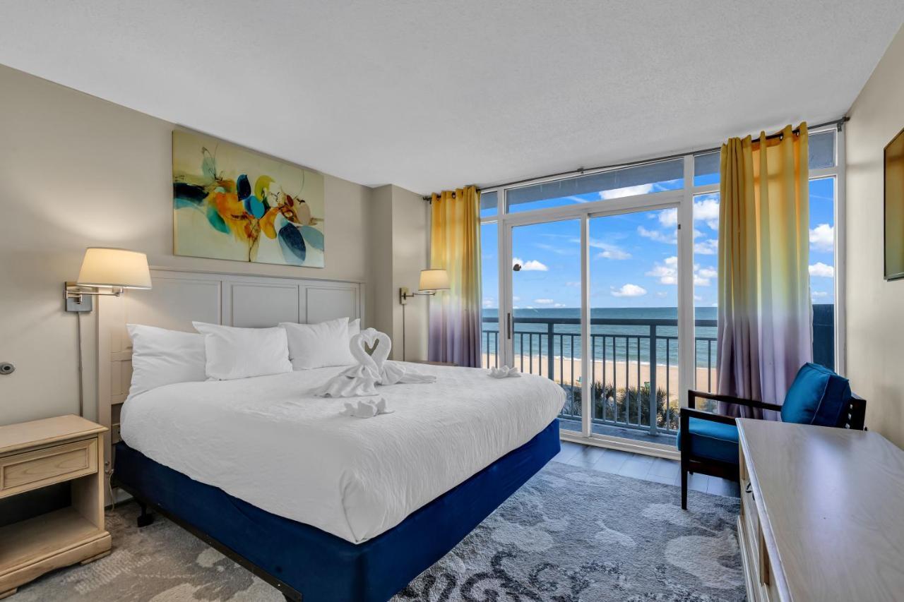 Beachfront Condo In Atlantica Resort With Pool Миртл-Бич Экстерьер фото